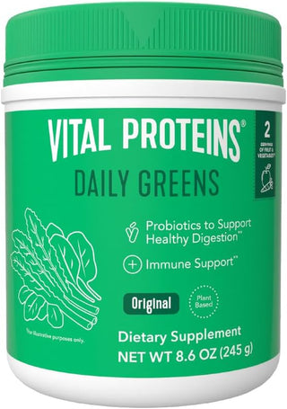 Vital Proteins Unflavored Daily Greens, 8.6 OZ