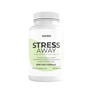علاج Vtamino للتخلص من التوتر والقلق - Vtamino Stress Away + Ashwagandha + Magnesium Mega Complex