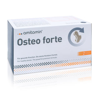 amitamin® Osteo forte - Power-Formel für starke Knochen für Ager und Senioren (60 Tagesvorrat)