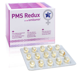 amitamin PMS Redux - Naturally Reduce PMS Without Synthetic Substances or Hormones (1 Box 30 Days Supply)