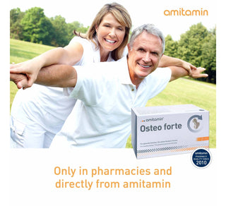 amitamin Osteo forte - Power Formula for Strong bones For Agers and Seniors (1 Box 60 Days Supply)