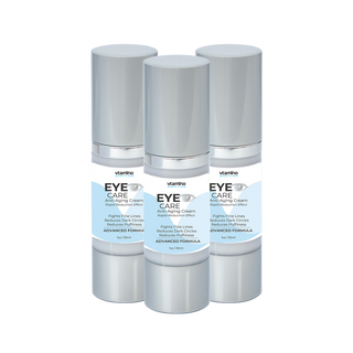 vtamino Eye Care – 1 oz/30 ml – Natürliche Creme zur Bekämpfung von Anti-Aging-Creme, Reduzierung von Augenringen und Schwellungen – Klinische Formulierung (30-Tage-Vorrat)