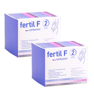 amitamin® fertil F phase 2-optimierte Schwangerschaftsnahrung für Frauen in Schwangerschaft & Stillzeit (30-Tages-Vorrat)