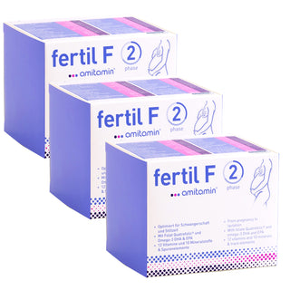 amitamin® fertil F phase 2-optimierte Schwangerschaftsnahrung für Frauen in Schwangerschaft & Stillzeit (30-Tages-Vorrat)