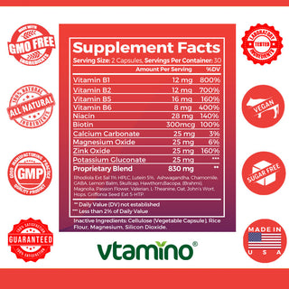 vtamino Stress Away-Enhanced Anti Anxiety & Stress Formula (Vorrat für 30 Tage)