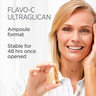 Vitamin C and Hyaluronic Acid Serum Ampoule, Flavo-C Ultraglican by ISDIN