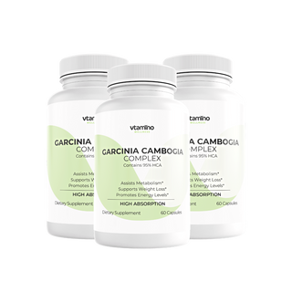 vtamino Garcinia Cambogia Complex-Unterstützt Gewichtsverlust & Appetitkontrolle (Vorrat für 30 Tage)